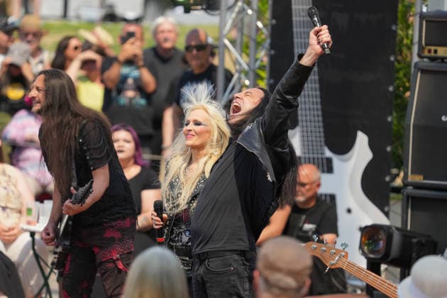 ZDF-Fernsehgarten 2026. DORO Pesch und Bülent Ceylan im ZDF Fernsehgarten mit dem Motto Rock im Garten am 02.08.2026 in Mainz. Mainz ZDF Fernsehgarten Rheinland-Pfalz