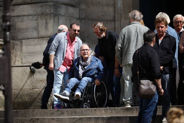 French Singer and Pianist Marie-Paule Belle Funeral - Paris Frédéric Zeitoun after the funeral ceremony for French singer and pianist Marie-Paule Belle at Saint Roch church in Paris, France on August 3, 2026. She died from breast cancer at age 80 on July 25, 2026, in Neuilly-sur-Seine. She was best known for her 1976 hit song La Parisienne ». Photo by Raphael Lafargue ABACAPRESS.COM Paris Ile-de-France France  Copyright: xLafarguexRaphael ABACAx