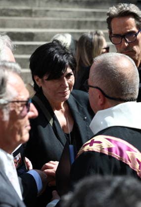 French Singer and Pianist Marie-Paule Belle Funeral - Paris Liane Foly after the funeral ceremony for French singer and pianist Marie-Paule Belle at Saint Roch church in Paris, France on August 3, 2026. She died from breast cancer at age 80 on July 25, 2026, in Neuilly-sur-Seine. She was best known for her 1976 hit song La Parisienne ». Photo by Raphael Lafargue ABACAPRESS.COM Paris Ile-de-France France  Copyright: xLafarguexRaphael ABACAx