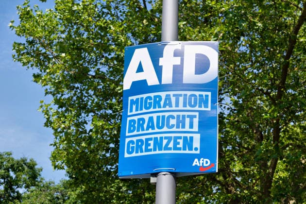 Berlin,03.08.2026,Wahlplakat der Partei AfD zur Wahl zum 20.Abgeordnetenhaus von Berlin sowie zu den Bezirksverordnetenversammlungen am 20.09.2026.