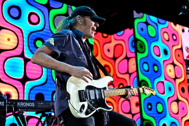 July 31, 2026 - Orlando, Florida, U.S. - Guitarist Michael Monarch of the World Classic Rockers performs in Orlando, Florida on July 31,2026. The band is made up of musician that played with legendary rock bands such as Steppenwolf, Journey, Lynyrd Skynyrd and Santana. Orlando USA  - ZUMAbk3_ 20260803_zaf_bk3_003 Copyright: xDavidxBeckerx