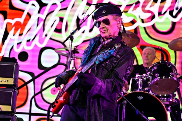 July 31, 2026 - Orlando, Florida, U.S. - Bassist Nick St. Nicholas of the World Classic Rockers performs in Orlando, Florida on July 31,2026. The band is made up of musician that played with legendary rock bands such as Steppenwolf, Journey, Lynyrd Skynyrd and Santana. Orlando USA  - ZUMAbk3_ 20260803_zaf_bk3_005 Copyright: xDavidxBeckerx