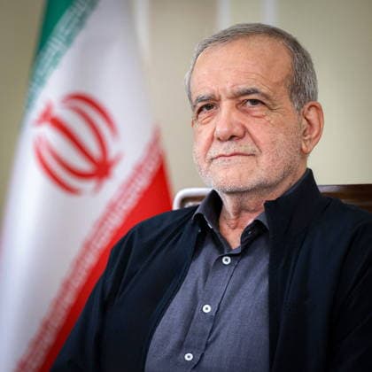 August 4, 2026, Tehran, Iran: Iranian President MASOUD PEZESHKIAN speaks during an interview in Tehran. Tehran Iran - ZUMAi98_ 20260804_zih_i98_001 Copyright: xIranianxPresidencyx