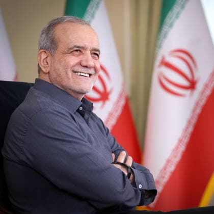 August 4, 2026, Tehran, Iran: Iranian President MASOUD PEZESHKIAN speaks during an interview in Tehran. Tehran Iran - ZUMAi98_ 20260804_zih_i98_013 Copyright: xIranianxPresidencyx