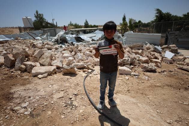 August 4, 2026, Masafer Yatta, Palestine, State of: MASAFER YATTA, South of Hebron, West Bank Ã¢â‚¬ August 4, 2026: Israeli forces demolished three classrooms at Shaab Al-Butm School in Masafer Yatta, citing a lack of building permits. The demolition follows Israeli orders targeting 14 schools in Masafer Yatta and surrounding communities, a move the Palestinian Ministry of Education says threatens the education of more than 1,500 primary and secondary school students. Masafer Yatta Palestine, State of - ZUMAq101 20260804_zna_q101_043 Copyright: xMosabxShawerx