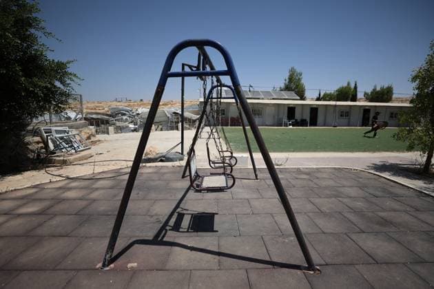 August 4, 2026, Masafer Yatta, Palestine, State of: MASAFER YATTA, South of Hebron, West Bank Ã¢â‚¬ August 4, 2026: Israeli forces demolished three classrooms at Shaab Al-Butm School in Masafer Yatta, citing a lack of building permits. The demolition follows Israeli orders targeting 14 schools in Masafer Yatta and surrounding communities, a move the Palestinian Ministry of Education says threatens the education of more than 1,500 primary and secondary school students. Masafer Yatta Palestine, State of - ZUMAq101 20260804_zna_q101_045 Copyright: xMosabxShawerx