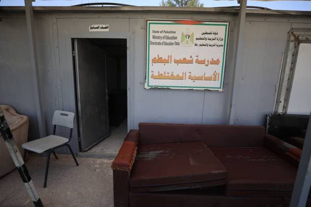 August 4, 2026, Masafer Yatta, Palestine, State of: MASAFER YATTA, South of Hebron, West Bank Ã¢â‚¬ August 4, 2026: Israeli forces demolished three classrooms at Shaab Al-Butm School in Masafer Yatta, citing a lack of building permits. The demolition follows Israeli orders targeting 14 schools in Masafer Yatta and surrounding communities, a move the Palestinian Ministry of Education says threatens the education of more than 1,500 primary and secondary school students. Masafer Yatta Palestine, State of - ZUMAq101 20260804_zna_q101_049 Copyright: xMosabxShawerx