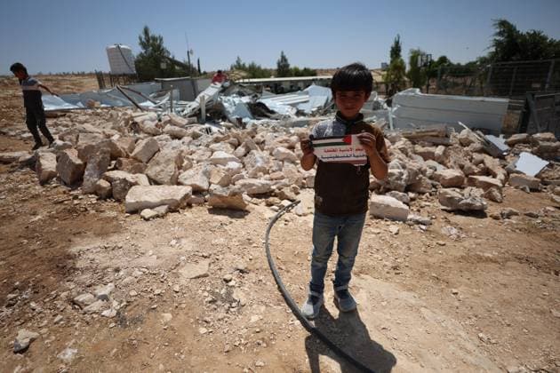 August 4, 2026, Masafer Yatta, Palestine, State of: MASAFER YATTA, South of Hebron, West Bank Ã¢â‚¬ August 4, 2026: Israeli forces demolished three classrooms at Shaab Al-Butm School in Masafer Yatta, citing a lack of building permits. The demolition follows Israeli orders targeting 14 schools in Masafer Yatta and surrounding communities, a move the Palestinian Ministry of Education says threatens the education of more than 1,500 primary and secondary school students. Masafer Yatta Palestine, State of - ZUMAq101 20260804_zna_q101_050 Copyright: xMosabxShawerx