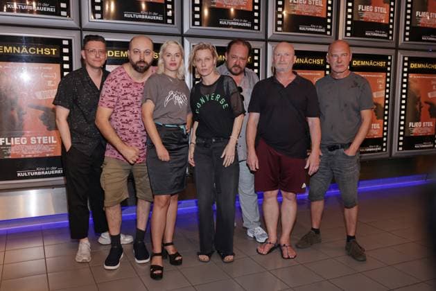 Flieg Steil Rosario Bona, Tom Lass, Martina Schöne-Radunski, Lana Cooper, Andreas Anke, Peter Marty, Premiere des Films Flieg Steil im Kino in der Kulturbrauerei, Berlin Datum: 04.08.2026 Copyright: xEventpress Kratschx