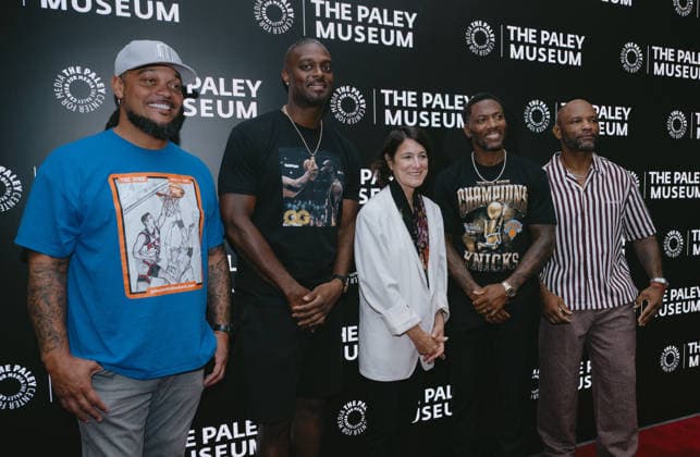 August 4, 2026, New York, Ny, United States: Channing Crowder, Plaxico Burress, Diane Lewis, Ryan Clark, and Fred Taylor attends The Pivot Podcast LIVE. Held at The Paley Museum in New York. Dinara Khairova Zuma Press August 4, 2026. New York United States  - ZUMAp281 20260804_zea_p281_002 Copyright: xPhotoxImagexPressx