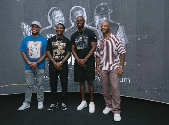 August 4, 2026, New York, Ny, United States: Channing Crowder, Ryan Clark, Plaxico Burress and Fred Taylor attends The Pivot Podcast LIVE. Held at The Paley Museum in New York. Dinara Khairova Zuma Press August 4, 2026. New York United States  - ZUMAp281 20260804_zea_p281_003 Copyright: xPhotoxImagexPressx