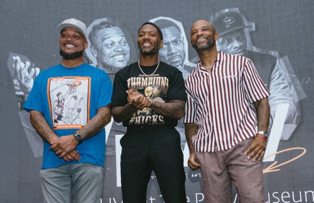 August 4, 2026, New York, Ny, United States: Channing Crowder, Ryan Clark and Fred Taylor attend The Pivot Podcast LIVE. Held at The Paley Museum in New York. Dinara Khairova Zuma Press August 4, 2026. New York United States  - ZUMAp281 20260804_zea_p281_005 Copyright: xPhotoxImagexPressx