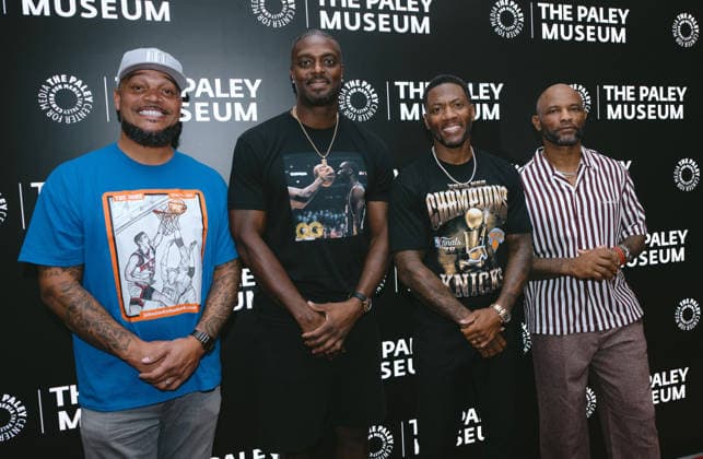 August 4, 2026, New York, Ny, United States: Channing Crowder, Plaxico Burress, Ryan Clark, and Fred Taylor attends The Pivot Podcast LIVE. Held at The Paley Museum in New York. Dinara Khairova Zuma Press August 4, 2026. New York United States  - ZUMAp281 20260804_zea_p281_008 Copyright: xPhotoxImagexPressx