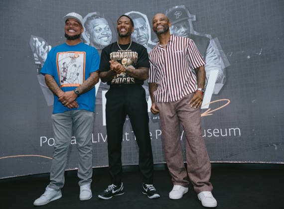 August 4, 2026, New York, Ny, United States: Channing Crowder, Ryan Clark and Fred Taylor attend The Pivot Podcast LIVE. Held at The Paley Museum in New York. Dinara Khairova Zuma Press August 4, 2026. New York United States  - ZUMAp281 20260804_zea_p281_009 Copyright: xPhotoxImagexPressx