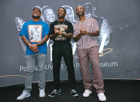 August 4, 2026, New York, Ny, United States: Channing Crowder, Ryan Clark and Fred Taylor attend The Pivot Podcast LIVE. Held at The Paley Museum in New York. Dinara Khairova Zuma Press August 4, 2026. New York United States  - ZUMAp281 20260804_zea_p281_015 Copyright: xPhotoxImagexPressx
