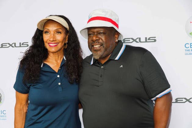 August 4, 2026, Camarillo, California, USA: Kathleen Bradley, Cedric The Entertainer at the Cedric The Entertainer 13th annual Celebrity Golf Classic at the Spanish Hills Country Club Camarillo USA - ZUMAg107 20260804_zep_g107_072 Copyright: xNinaxPrommerx