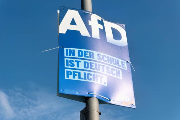 Berlin,05.08.2026,Wahlplakat der Partei AfD zur Wahl zum 20.Abgeordnetenhaus von Berlin sowie zu den Bezirksverordnetenversammlungen am 20.09.2026.