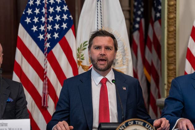 August 5, 2026, White House, District of Columbia, United States: Vice President JD Vance hosts a Fraud Task Force meeting with Congressional leaders on August 5, 2026. White House United States - ZUMAl312 20260805_znp_l312_004 Copyright: xAndrewxLeydenx