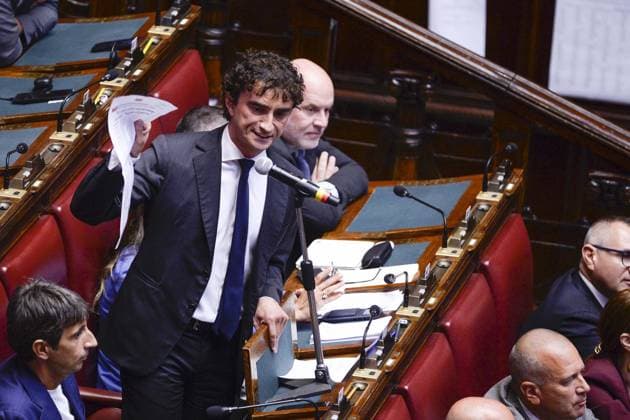 Foto IPP Marco Mattei Roma 05 08 2026 Camera dei deputati discussione e voto sull autorizzazione sequestro delle chat di Delmastro nella foto Galeazzo Bignami Italy Photo Press - World Copyright .