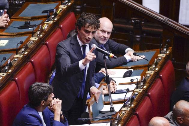 Foto IPP Marco Mattei Roma 05 08 2026 Camera dei deputati discussione e voto sull autorizzazione sequestro delle chat di Delmastro nella foto Galeazzo Bignami Italy Photo Press - World Copyright .
