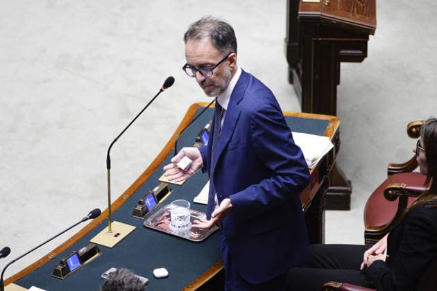 Foto IPP Marco Mattei Roma 05 08 2026 Camera dei deputati discussione e voto sull autorizzazione sequestro delle chat di Delmastro nella foto Federico Gianassi esponente politico del Partito Democratico Italy Photo Press - World Copyright .