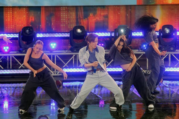 August 5, 2026, Manhattan, New York, U.S.A: New York, New York August 5, 2026. Tomorrow X Singer YeonJun perform in Central Park for The Good Morning America Concert series. Manhattan U.S.A - ZUMAc272 20260805_znp_c272_003 Copyright: xEmilyxCotlerx