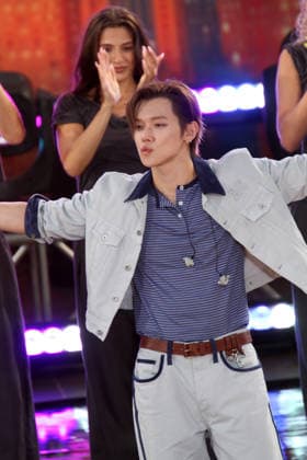 August 5, 2026, Manhattan, New York, USA: New York, New York August 5, 2026. Tomorrow X Singer YeonJun perform in Central Park for The Good Morning America Concert series. Manhattan USA - ZUMAct2_ 20260805_faf_ct2_022 Copyright: xBrucexCotlerx