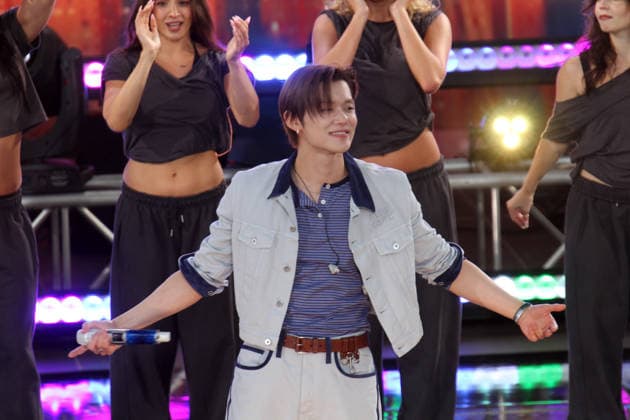 August 5, 2026, Manhattan, New York, USA: New York, New York August 5, 2026. Tomorrow X Singer YeonJun perform in Central Park for The Good Morning America Concert series. Manhattan USA - ZUMAct2_ 20260805_faf_ct2_017 Copyright: xBrucexCotlerx