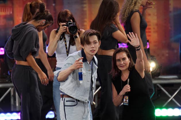 August 5, 2026, Manhattan, New York, USA: New York, New York August 5, 2026. Tomorrow X Singer YeonJun perform in Central Park for The Good Morning America Concert series. Manhattan USA - ZUMAct2_ 20260805_faf_ct2_012 Copyright: xBrucexCotlerx