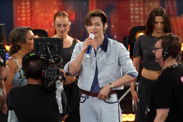 August 5, 2026, Manhattan, New York, USA: New York, New York August 5, 2026. Tomorrow X Singer YeonJun perform in Central Park for The Good Morning America Concert series. Manhattan USA - ZUMAct2_ 20260805_faf_ct2_015 Copyright: xBrucexCotlerx