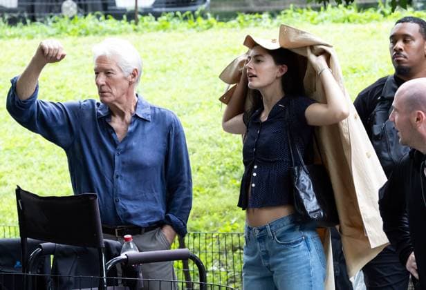 Richard Gere and Diana Silvers on Set of Asymmetry in NYC Richard Gere and Diana Silvers on Set of Asymmetry in NYC, Central Park, NY. 05 Aug 2026 Pictured: Richard Gere, Diana Silvers.  Copyright: xThexMegaxAgencyxMEGAx