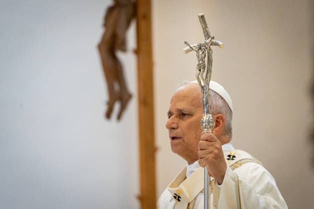 Pope Leo XIV leads a holy mass at Santa Maria degli Angeli Basilica during a pastoral visit in Assisi, Italy, on 06 August 2026. Pope Leo XIV leads a holy mass at Santa Maria degli Angeli Basilica during a pastoral visit in Assisi, Italy, on 06 August 2026., Credit:Stefano Costantino TTL Stefano Costantino Avalon Italy, Assisi  Copyright: xStefanoxCostantinoxTTLx xStefanoxCostantinox xAvalonx 1120996443