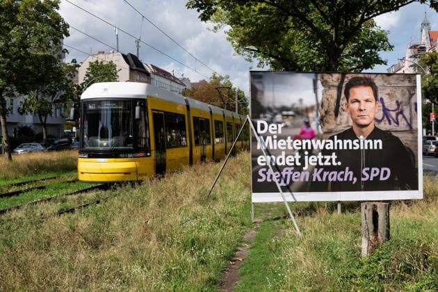 Berlin,06.08.2026,Wahlplakat der Partei SPD Steffen Krach zur Wahl zum 20.Abgeordnetenhaus von Berlin sowie zu den Bezirksverordnetenversammlungen am 20.09.2026.