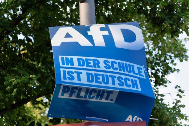 Berlin,06.08.2026,Wahlplakat der Partei AfD zur Wahl zum 20.Abgeordnetenhaus von Berlin sowie zu den Bezirksverordnetenversammlungen am 20.09.2026.