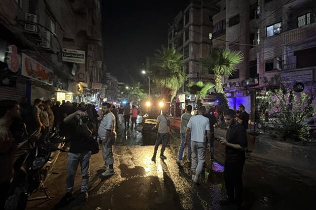 Explosion in Damascus DAMASCUS, SYRIA - AUGUST 6: A view of the scene following an explosion caused by an improvised explosive device (IED) targeted a minibus in the Jaramana neighborhood of Damascus, Syria on August 6, 2026. Casualties and injuries were reported following the blast. Ahmet Karaahmet Anadolu Damascus Syria. Editorial use only. Please get in touch for any other usage.  Copyright: x2026xAnadoluxAhmetxKaraahmetx