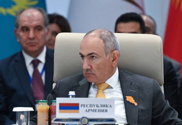Kyrgyzstan Eurasian Intergovernmental Council 9218441 07.08.2026 Armenian Prime Minister Nikol Pashinyan attends an expanded format meeting of the Eurasian Intergovernmental Council in Cholpon-Ata, Kyrgyzstan. Alexander Miridonov Sputnik Cholpon-Ata Kyrgyzstan  Copyright: xAlexanderxMiridonovx