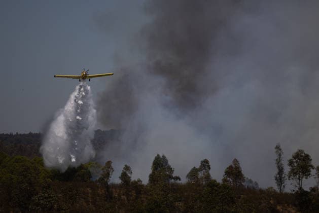 The number of ground personnel fighting the fire in Niebla has increased to 150, with 18 aerial resources. An Infoca aircraft is fighting the wildfire that broke out in the town of Niebla, in Huelva. August 7, 2028, in Niebla, Huelva, Andalusia, Spain: Andalusia’s Forest Fire Emergency Plan (Plan Infoca) has increased the number of ground personnel from 80 to 150 this Friday to contain the forest fire that broke out Thursday afternoon in the Raboconejo area of Niebla, Huelva, which remains in the emergency phase, Operational Level 1, and which has forced the preventive evacuation of 23 residents from the hamlets of Raboconejo and Caballón. Likewise, 18 aerial resources continue to operate in the area. AUGUST 7, 2026 Niebla, Huelva, Andalus Copyright: xClaraxCarrascox 7705120