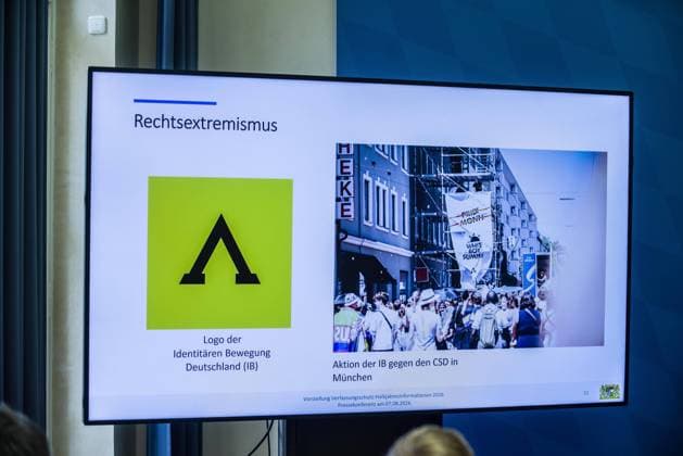 August 11, 2026, Munich, Bavaria, Germany: The Bavarian Verfassungsschutz (Secret Service, Office for the Protection of the Constitution) released its half-year report detailing the current threats to Bavaria and the country. The latest threats includes upticks in espionage, saboteurs, Islamist extremism and terror, as well as movements that seek to split society. Recent cases, such as the CSD attack in Berlin and the drone with explosives found at a Leipzig airport, have raised alert and readiness levels against all threats. Munich Germany - ZUMAb160 20260811_abp_b160_008 Copyright: xSachellexBabbarx