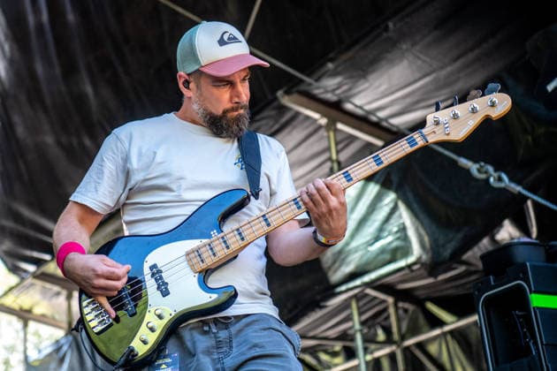 Die Band Melonball live beim Auftritt am 7. August 2026 auf der Sounds For Nature Stage beim 30. Taubertal-Festival in Rothenburg ob der Tauber. Das traditionsreiche Open-Air-Festival feiert in diesem Jahr sein 30-jähriges Jubiläum.