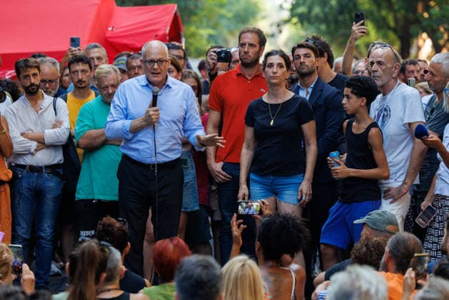 August 7, 2026, Rome, Roma, Italy: Mayor Roberto Gualtieri participates in the public meeting of Spin Time Rome, 07 08 26 Rome Italy  - ZUMAa289 20260807_zia_a289_004 Copyright: xFrancescoxFotiax xAgfx