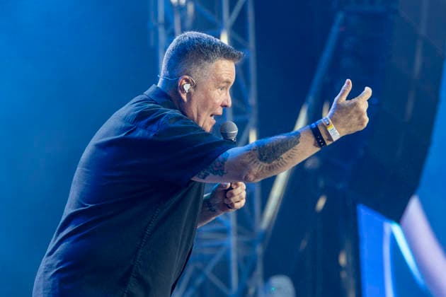 Dropkick Murphys, Ken Casey, auf der Bühne beim Taubertal-Festival 2026 in Rothenburg ob der Tauber, Deutschland, am 7. August 2026. Copyright: HMBxMedia xHeikoxBecker