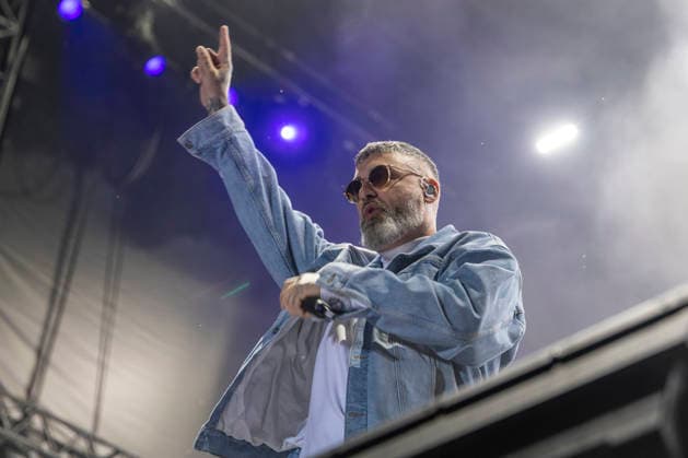Sido performt auf der Bühne beim Taubertal-Festival 2026 in Rothenburg ob der Tauber, Deutschland, am 7. August 2026. Copyright: HMBxMedia xHeikoxBecker