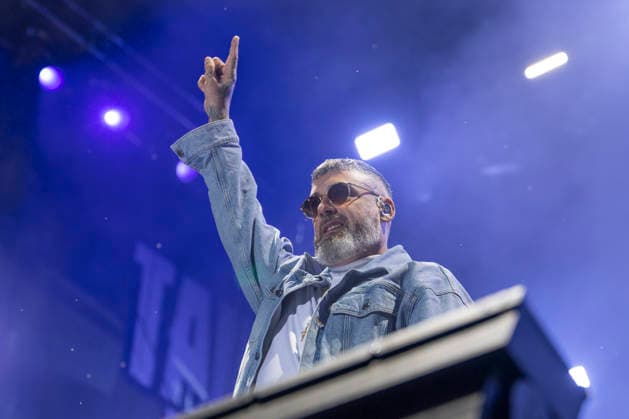 Sido performt auf der Bühne beim Taubertal-Festival 2026 in Rothenburg ob der Tauber, Deutschland, am 7. August 2026. Copyright: HMBxMedia xHeikoxBecker