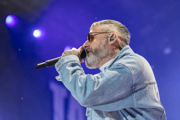 Sido performt auf der Bühne beim Taubertal-Festival 2026 in Rothenburg ob der Tauber, Deutschland, am 7. August 2026. Copyright: HMBxMedia xHeikoxBecker