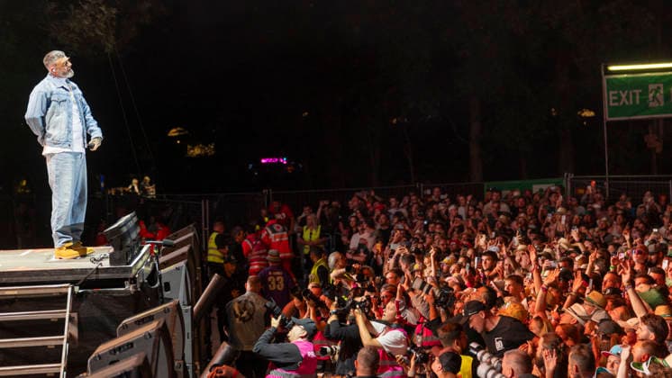 Sido performt auf der Bühne beim Taubertal-Festival 2026 in Rothenburg ob der Tauber, Deutschland, am 7. August 2026. Copyright: HMBxMedia xHeikoxBecker