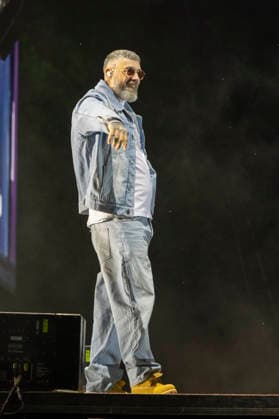 Sido performt auf der Bühne beim Taubertal-Festival 2026 in Rothenburg ob der Tauber, Deutschland, am 7. August 2026. Copyright: HMBxMedia xHeikoxBecker