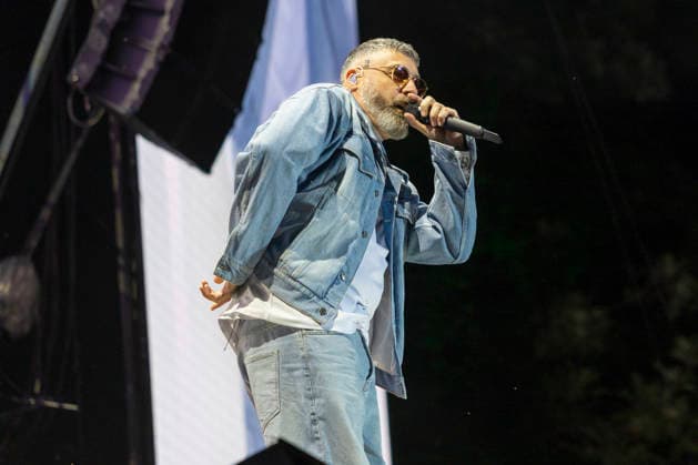 Sido performt auf der Bühne beim Taubertal-Festival 2026 in Rothenburg ob der Tauber, Deutschland, am 7. August 2026. Copyright: HMBxMedia xHeikoxBecker