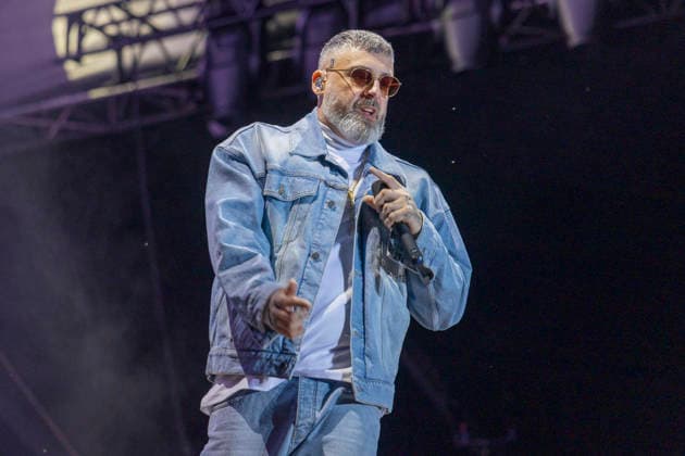 Sido performt auf der Bühne beim Taubertal-Festival 2026 in Rothenburg ob der Tauber, Deutschland, am 7. August 2026. Copyright: HMBxMedia xHeikoxBecker
