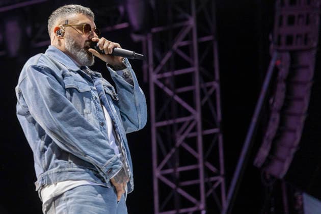 Sido performt auf der Bühne beim Taubertal-Festival 2026 in Rothenburg ob der Tauber, Deutschland, am 7. August 2026. Copyright: HMBxMedia xHeikoxBecker