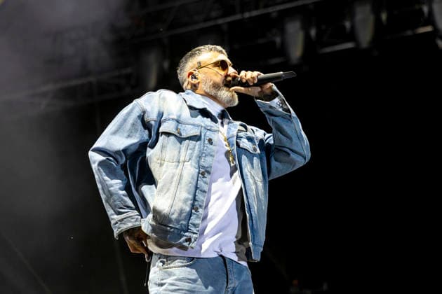 Sido performt auf der Bühne beim Taubertal-Festival 2026 in Rothenburg ob der Tauber, Deutschland, am 7. August 2026. Copyright: HMBxMedia xHeikoxBecker
